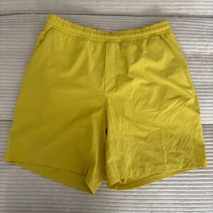 Lululemon Athletica Vibrant Yellow Men's Athletic Shorts
